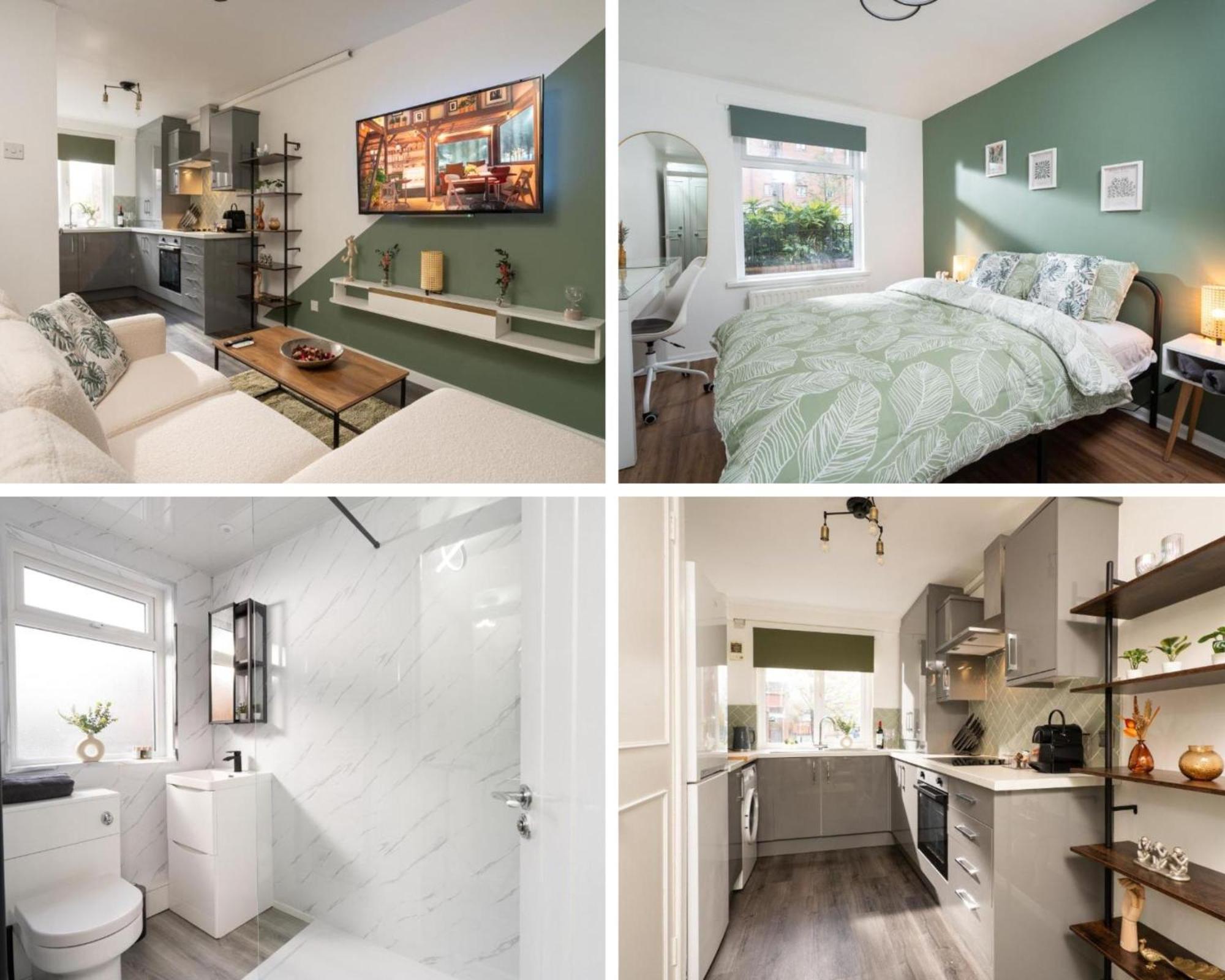 Vibe Haven - Modern 2 Bed With High Speed Wi-fi Apartment